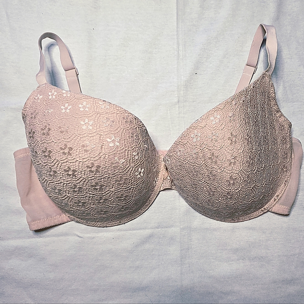 Laura Ashley Lace Underwire Bra Rose Pink